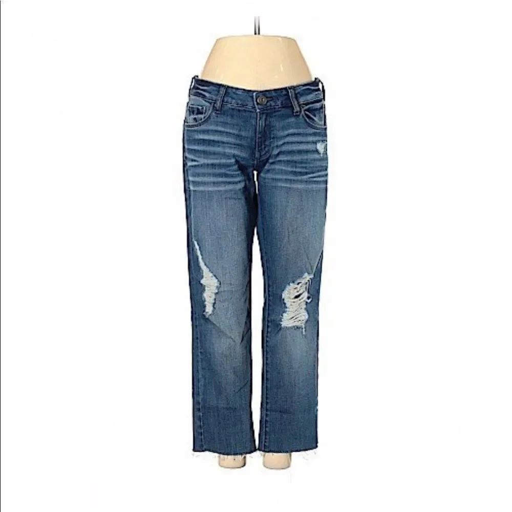 DL1961 Boyfriend Distressed Jeans 26 Straight Leg